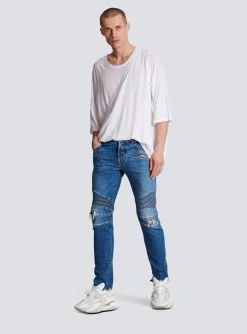 Balmain Slim-fit Cotton Jeans