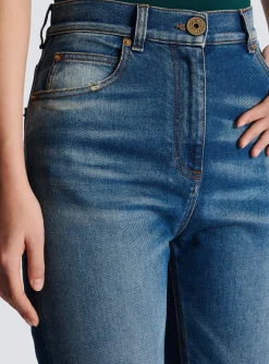 Women Balmain Slim-fit Denim Jeans