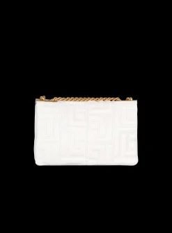 Women Balmain Small 1945 Soft Bag In Quilted Leather