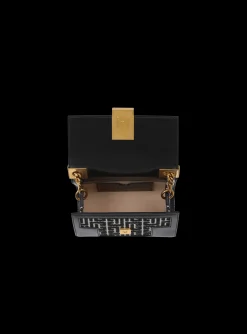 Women Balmain Small-sized Bicolor Jacquard 1945 Bag