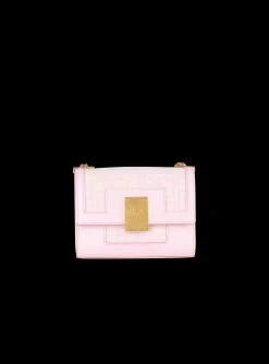 Women Balmain Small-sized Bicolor Jacquard 1945 Bag