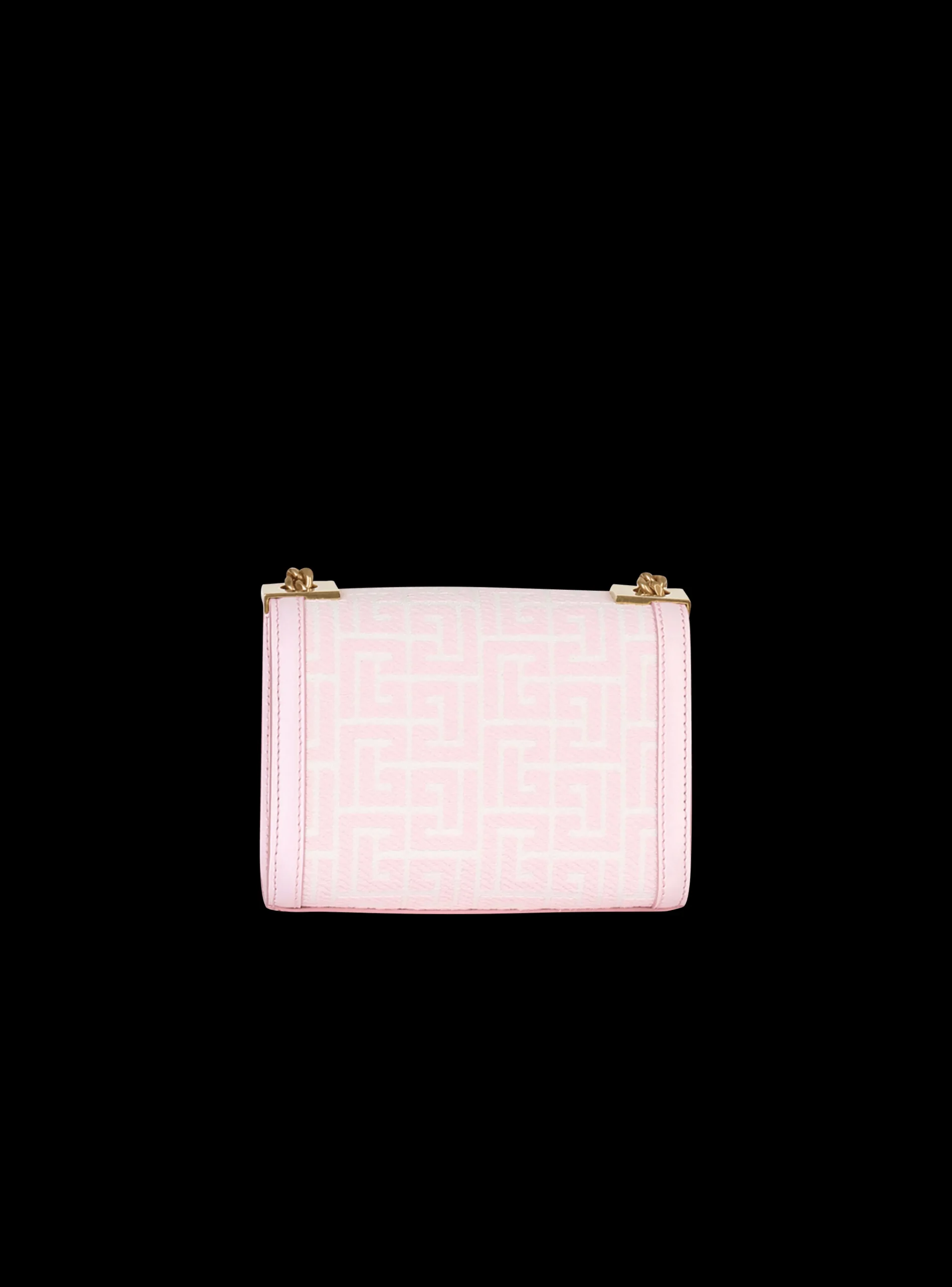 Women Balmain Small-sized Bicolor Jacquard 1945 Bag