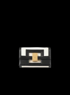 Women Balmain Small-sized Black And Leather 1945 Heritage Bag
