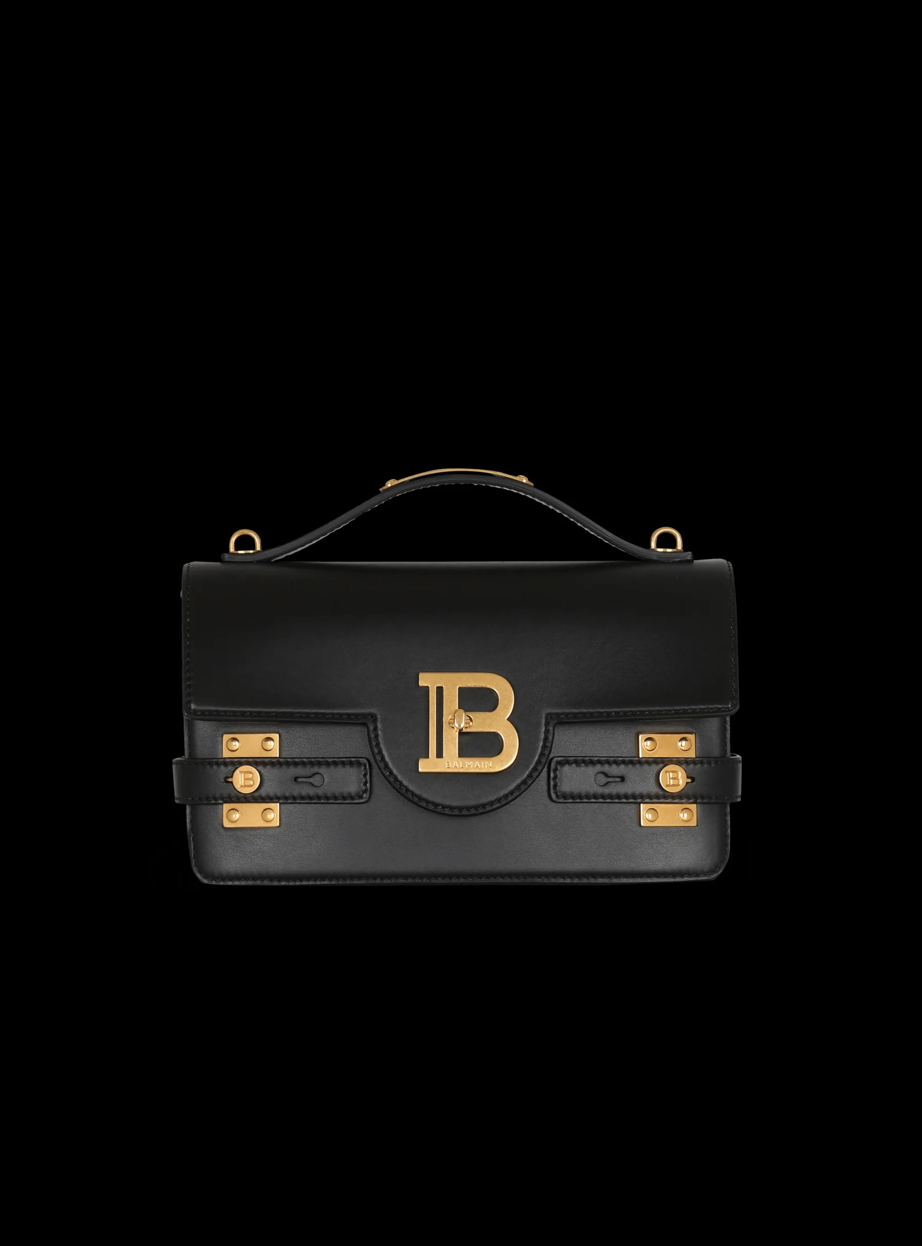 Women Balmain Smooth Leather B-Buzz 24 Bag