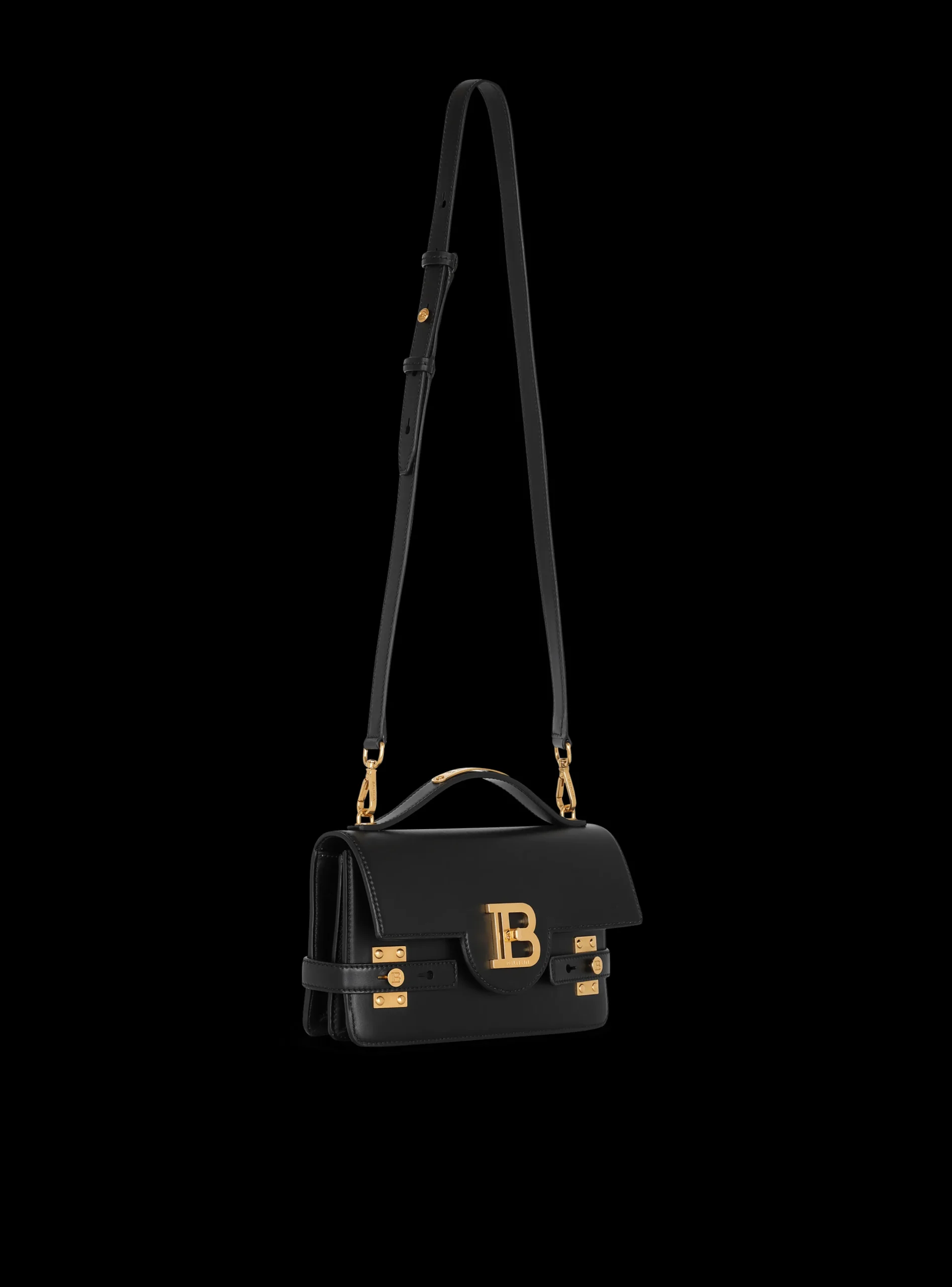 Women Balmain Smooth Leather B-Buzz 24 Bag