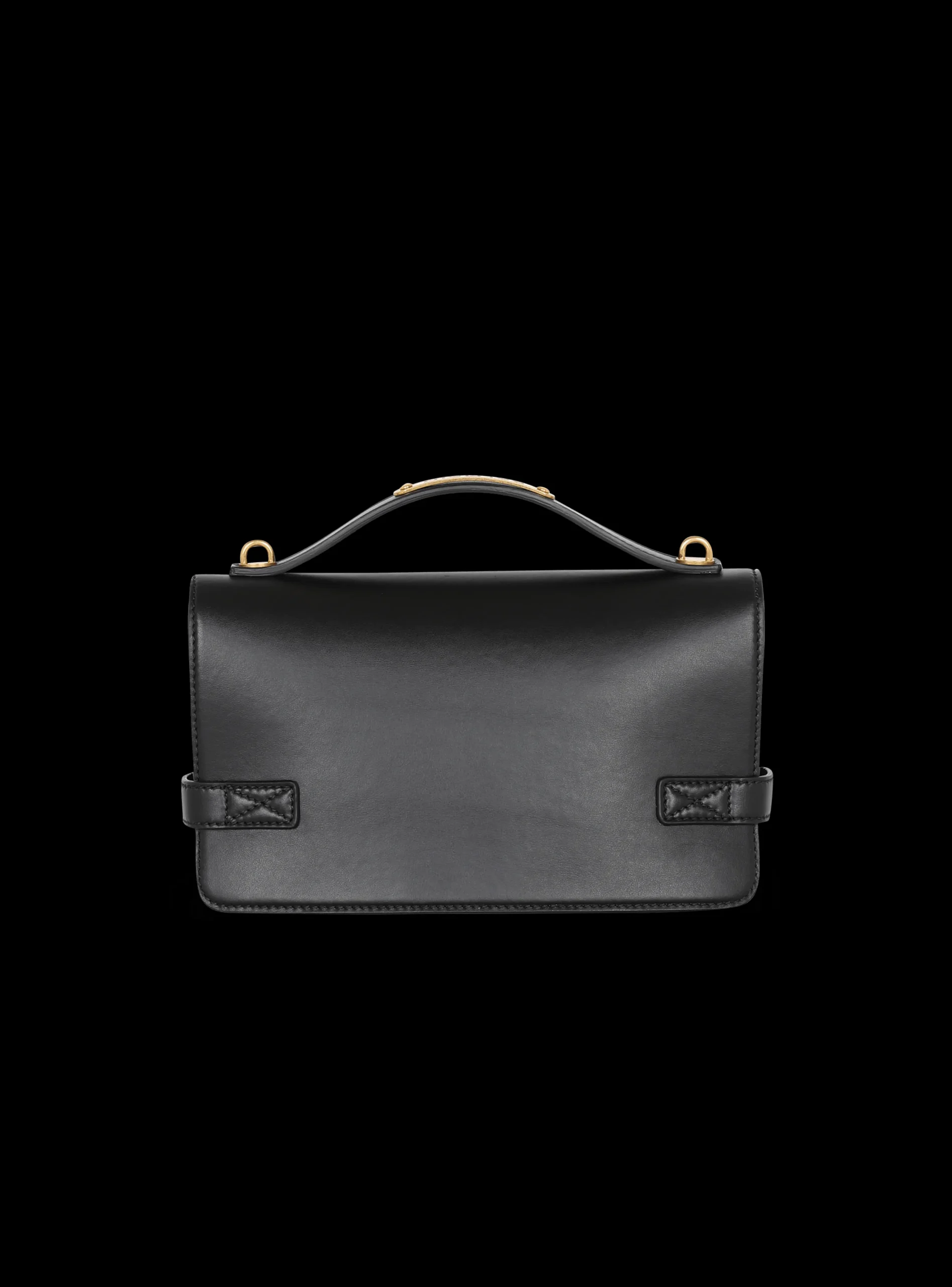 Women Balmain Smooth Leather B-Buzz 24 Bag