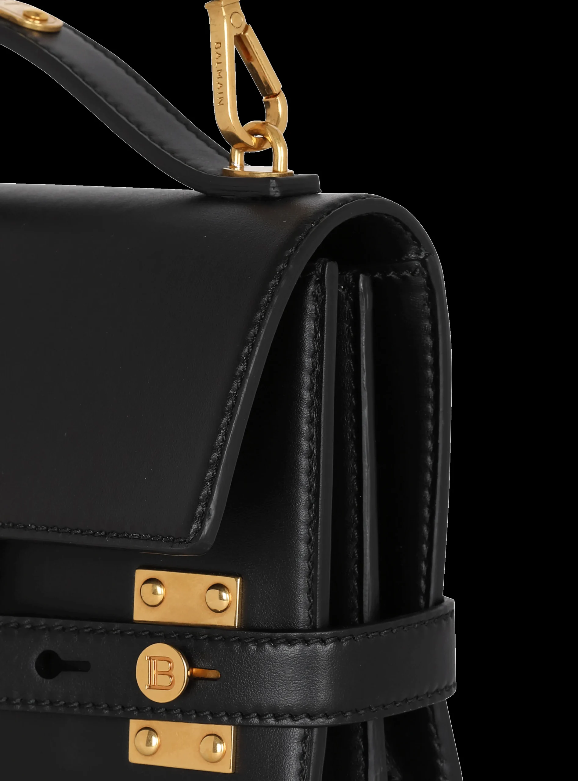 Women Balmain Smooth Leather B-Buzz 24 Bag
