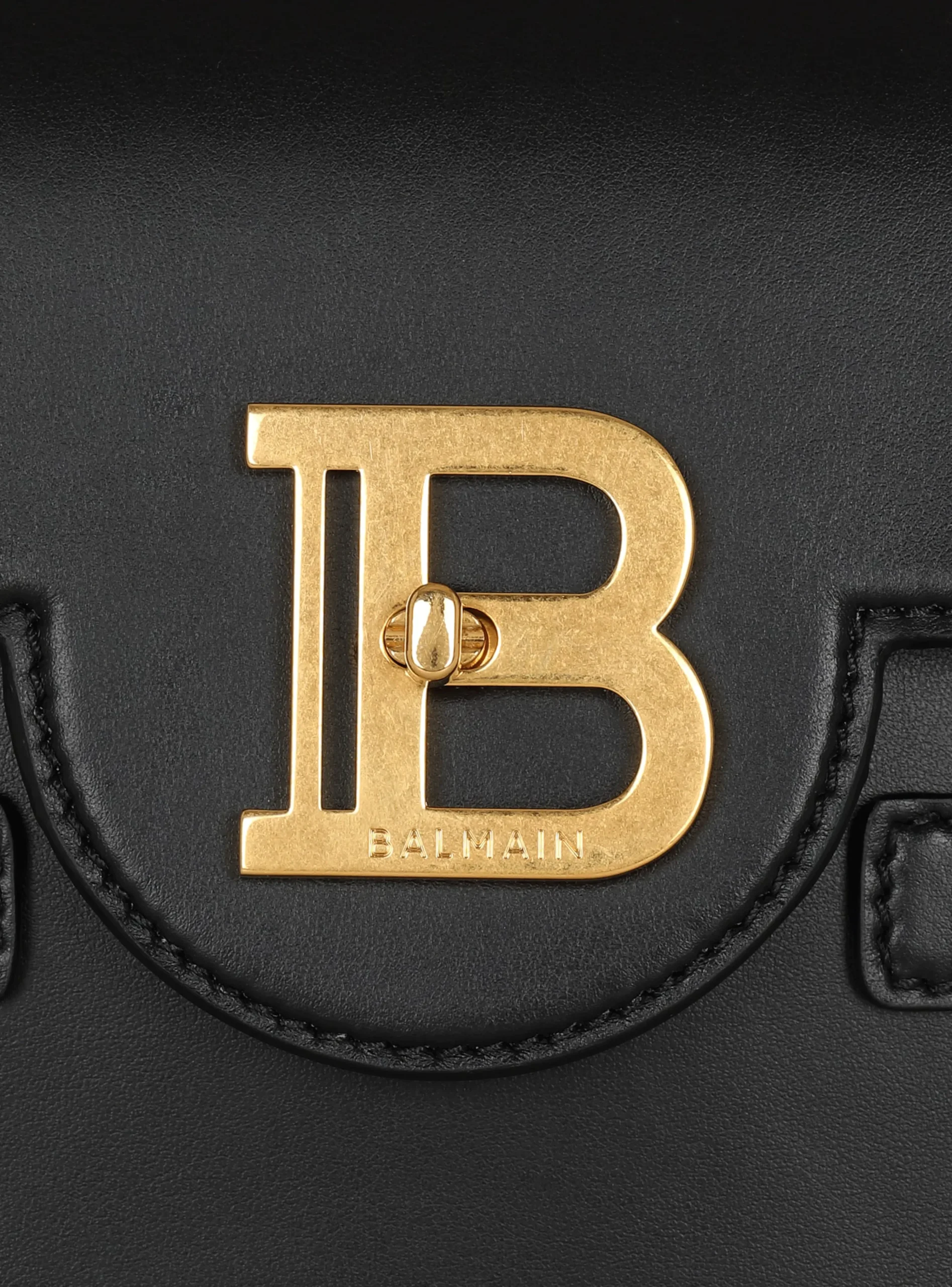 Women Balmain Smooth Leather B-Buzz 24 Bag
