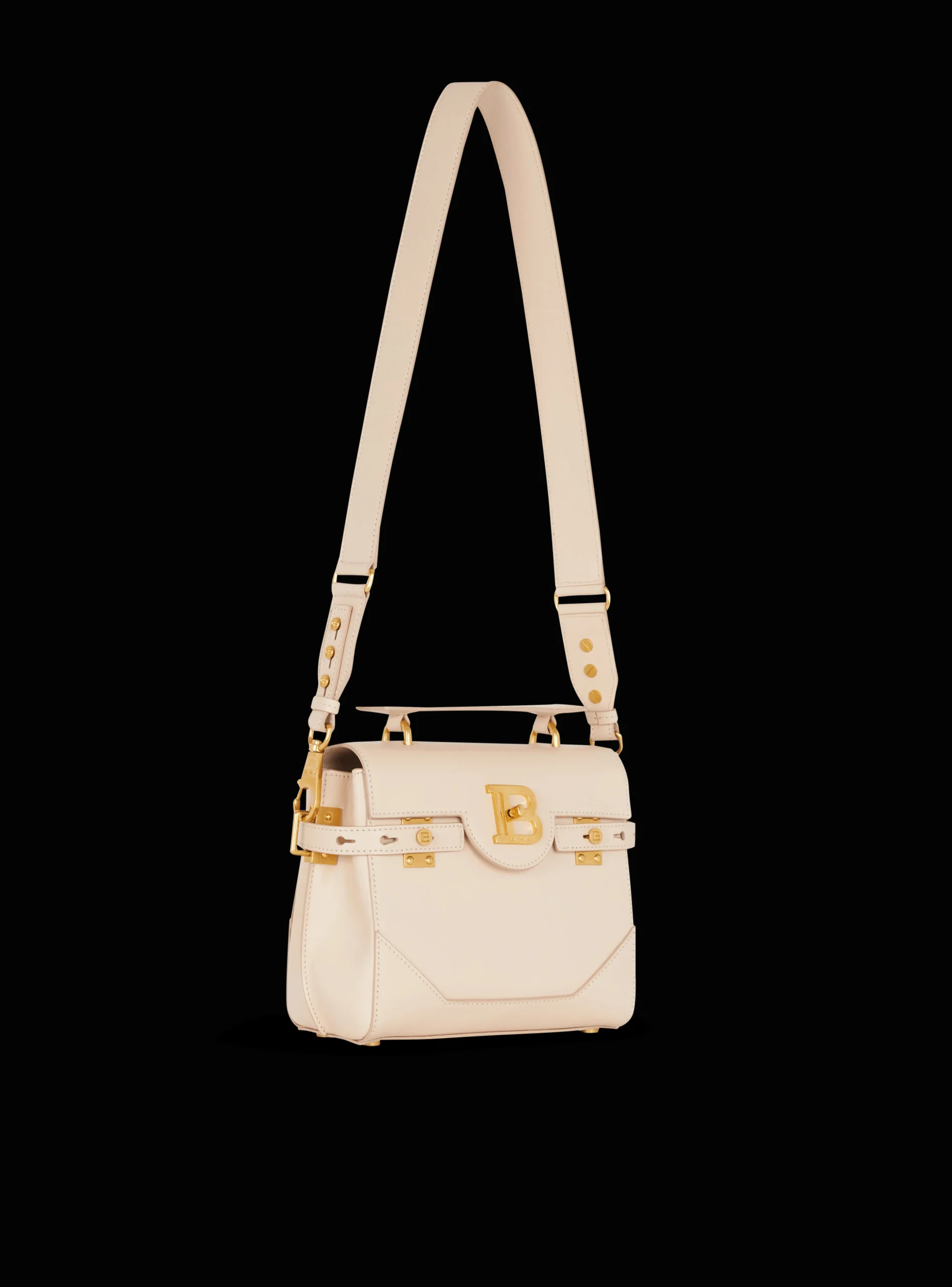 Women Balmain Smooth Leather B-Buzz 23 Bag