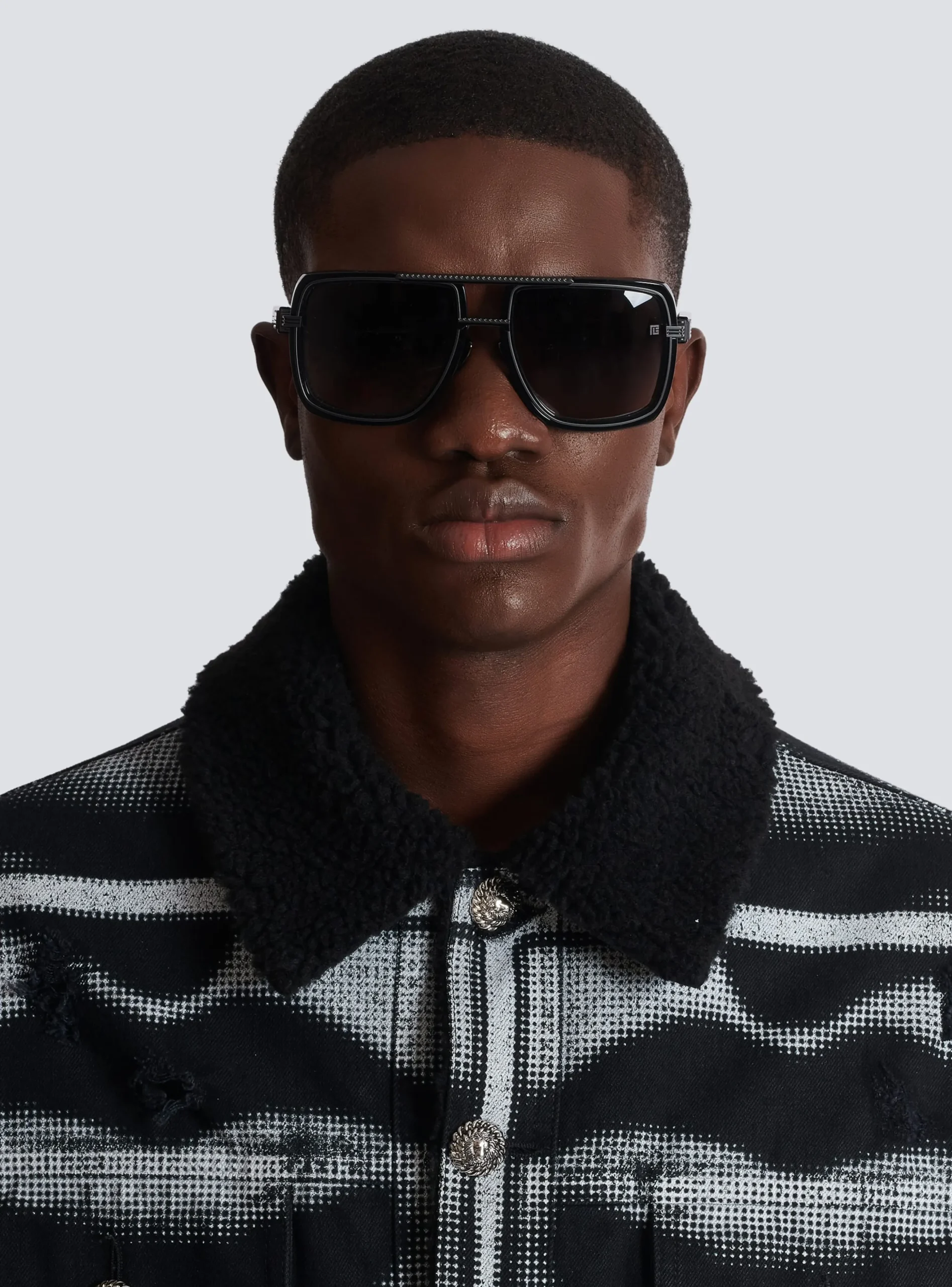 Women Balmain Soldier Sunglasses