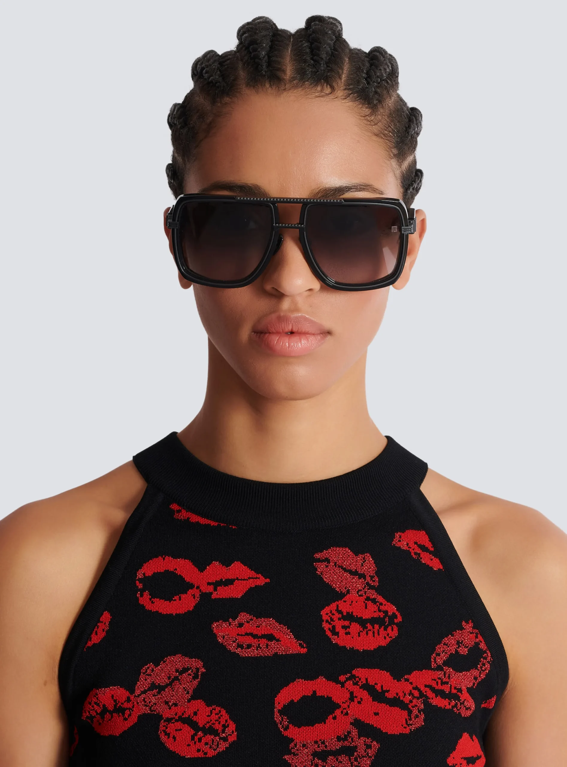 Women Balmain Soldier Sunglasses
