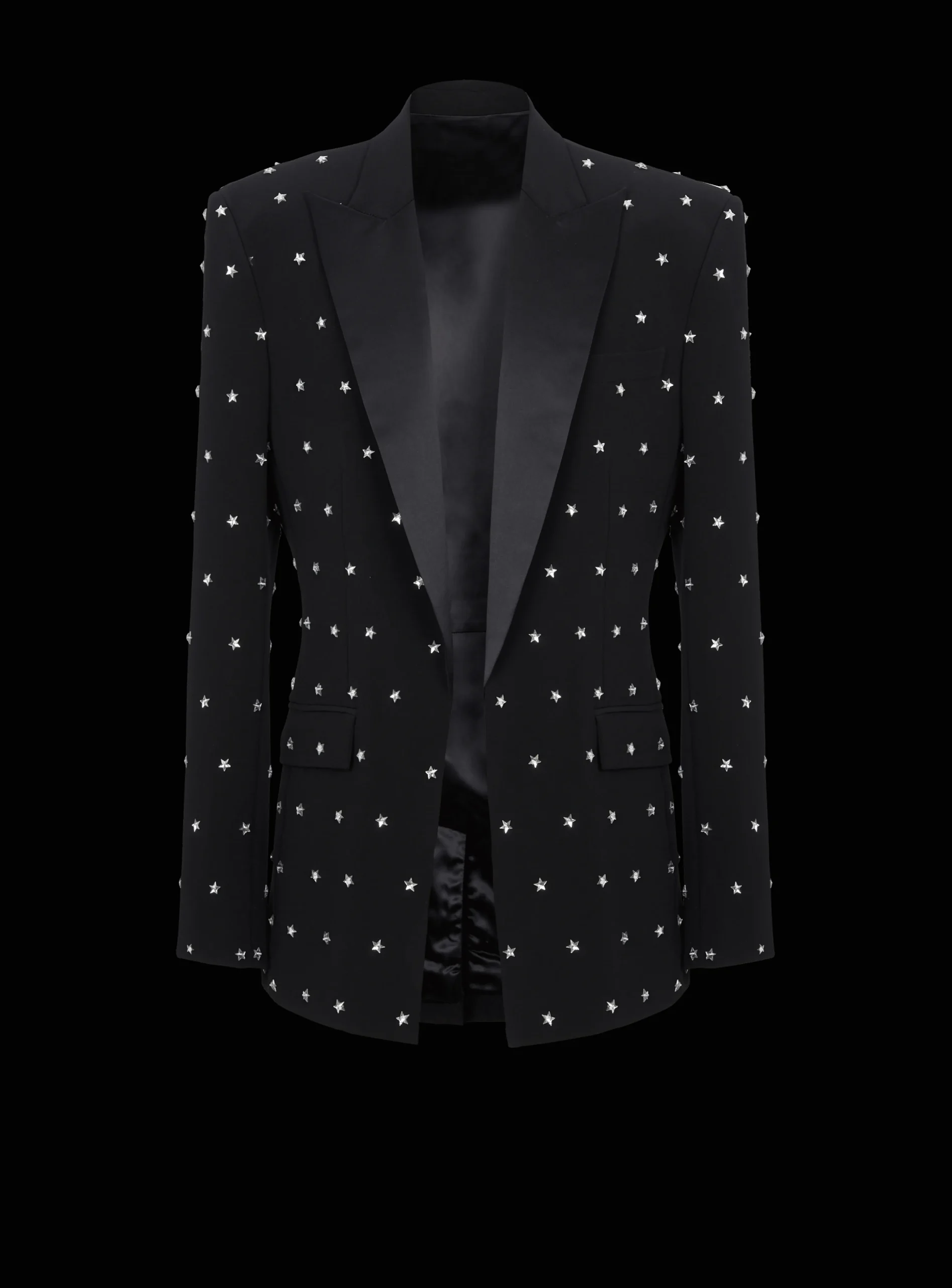 Balmain Stars Embroidered Jacket