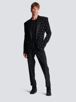 Balmain Stars Embroidered Jacket