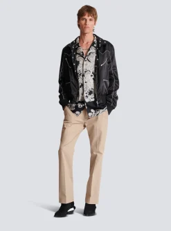 Balmain Stars Reversible Bomber Jacket
