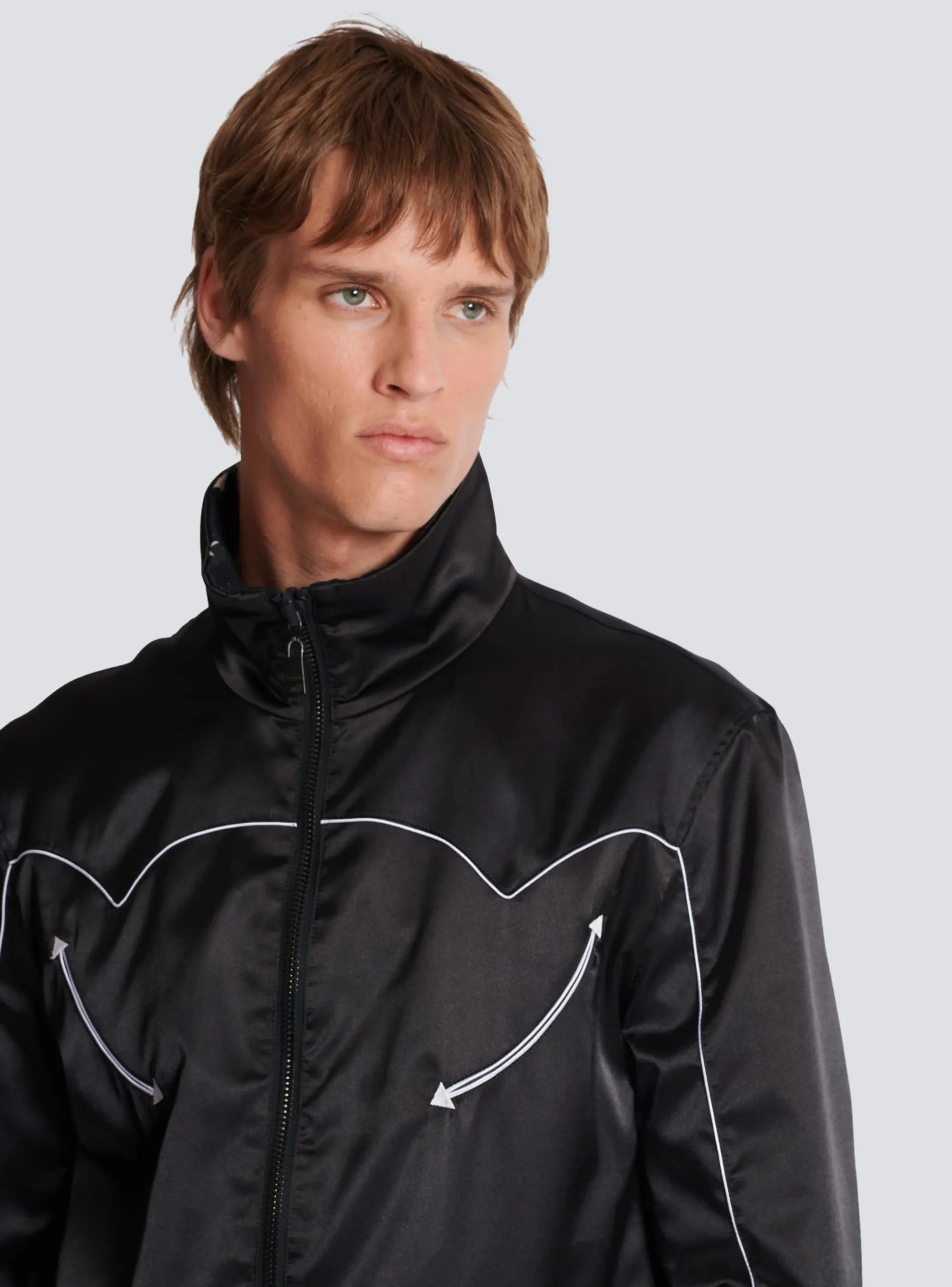 Balmain Stars Reversible Bomber Jacket