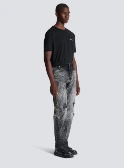 Balmain Stonewash Denim Jeans
