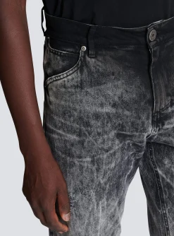 Balmain Stonewash Denim Jeans