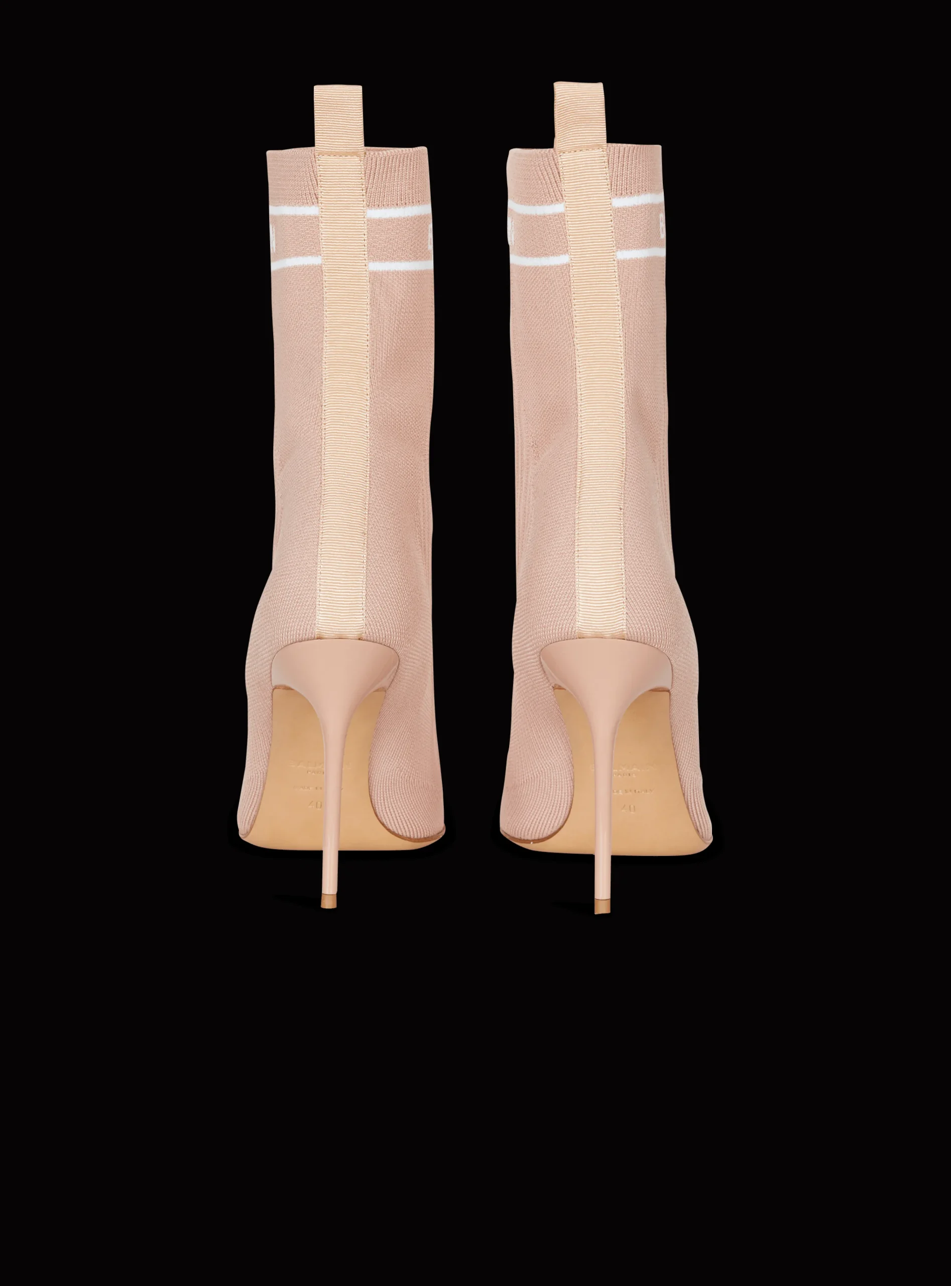 Women Balmain Stretch Knit Skye Ankle Boots