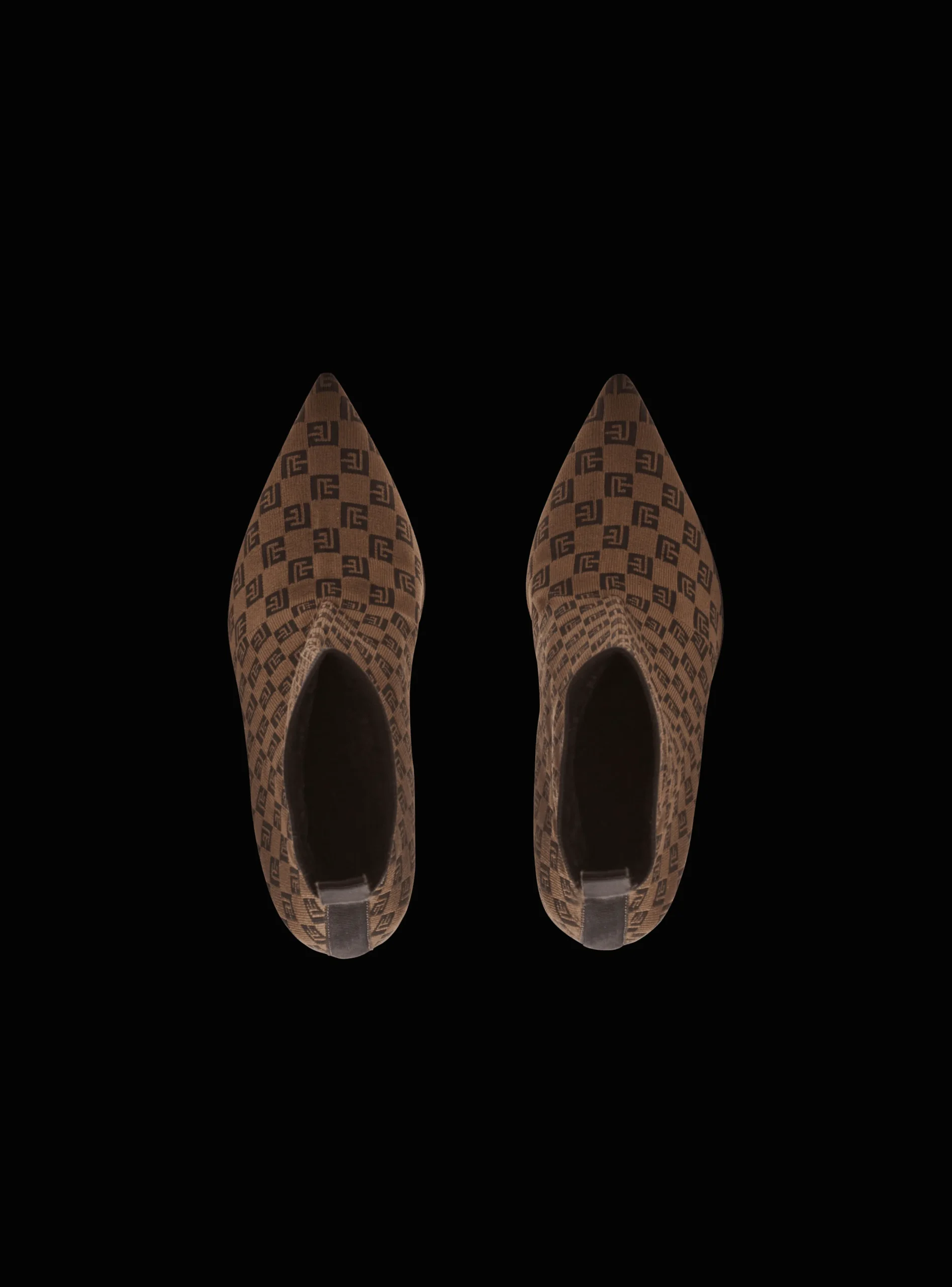 Women Balmain Stretch Skye Knit Ankle Boots