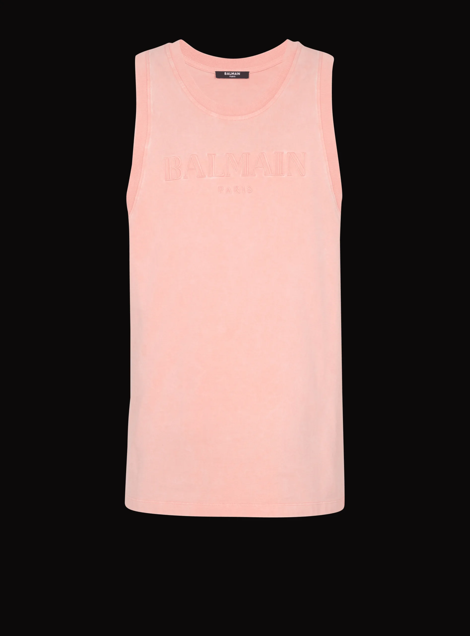 Balmain Tank Top With Vintage Embroidery