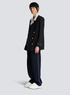 Balmain Technical Wool Blazer
