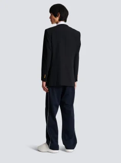Balmain Technical Wool Blazer