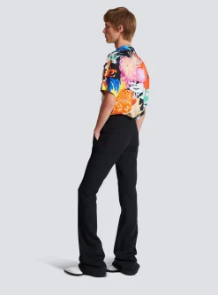 Balmain Technical Wool Trousers