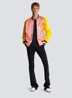 Balmain Tiger Embroidered Bomber