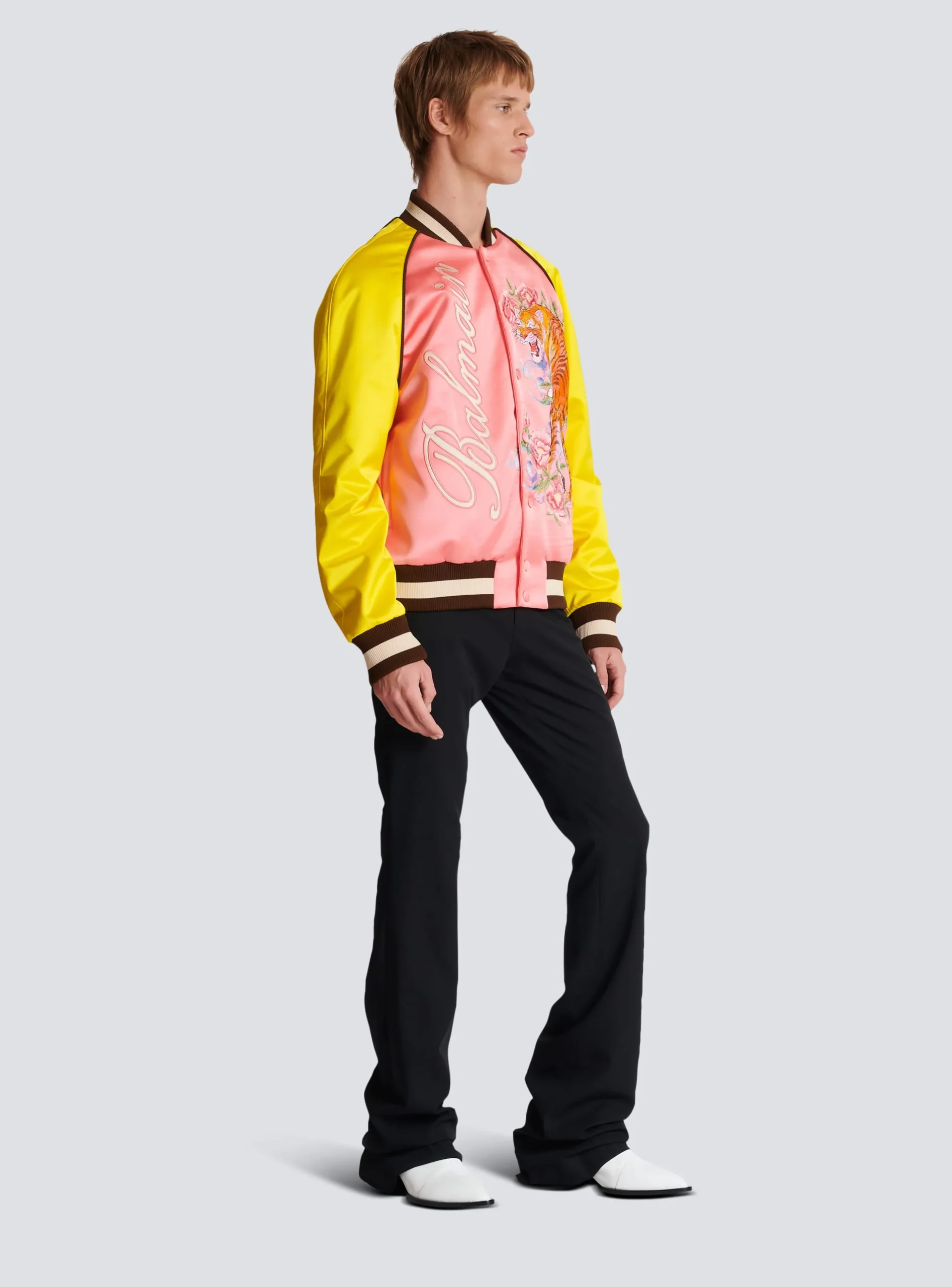 Balmain Tiger Embroidered Bomber