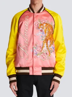 Balmain Tiger Embroidered Bomber