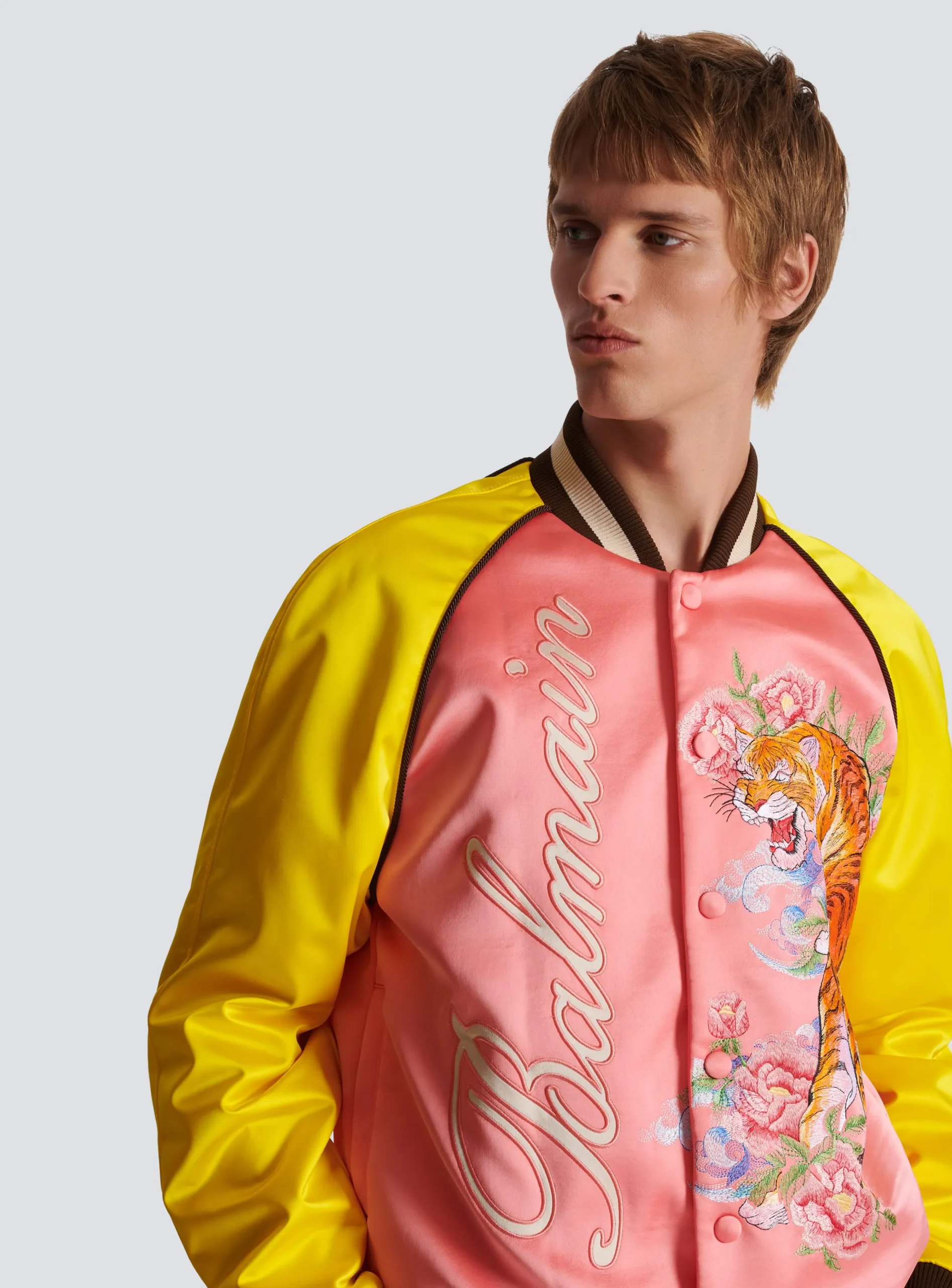 Balmain Tiger Embroidered Bomber