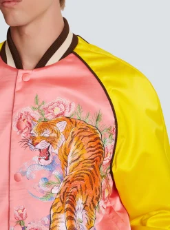 Balmain Tiger Embroidered Bomber