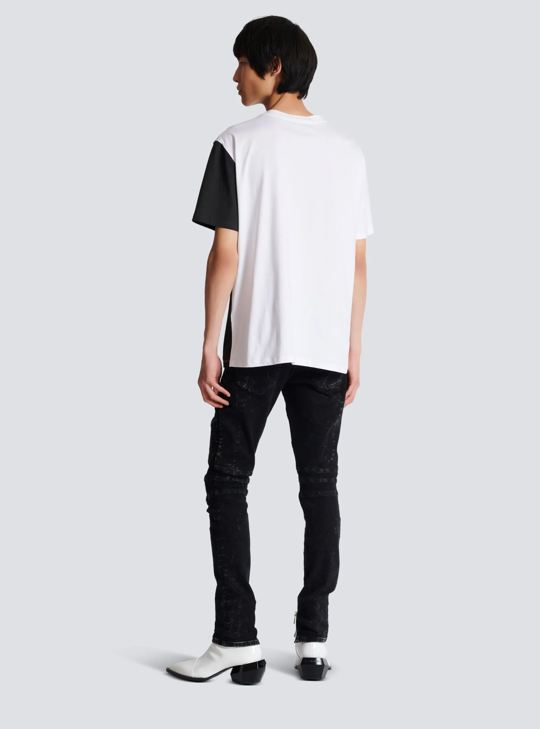 Balmain Tiger Print Short-sleeved T-shirt