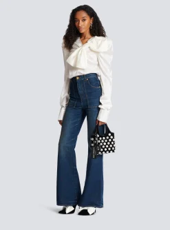 Women Balmain Top With A Large Bow