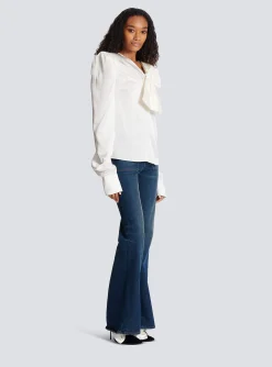Women Balmain Top With A Large Bow