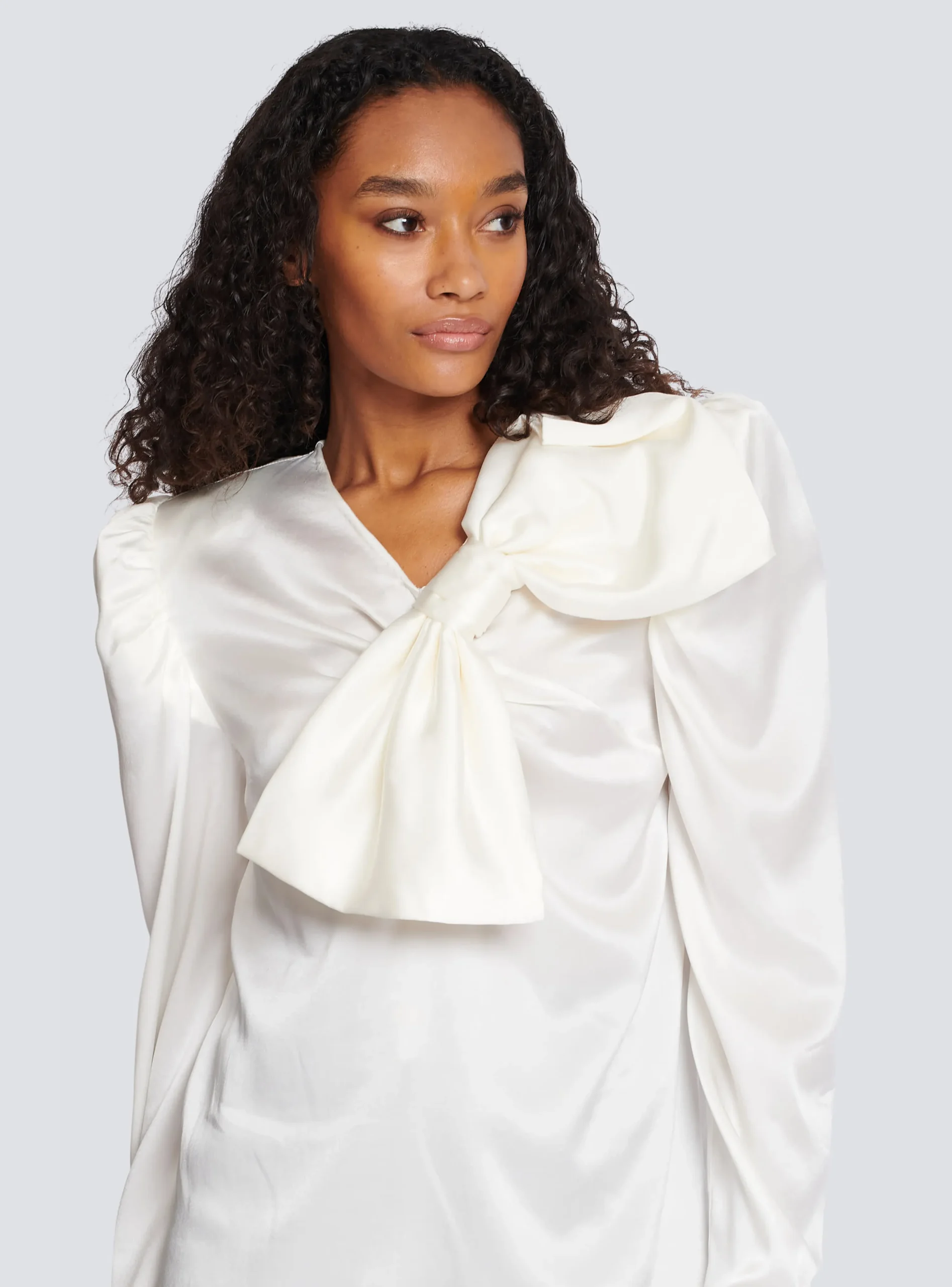 Women Balmain Top With A Large Bow