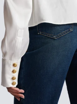 Women Balmain Top With A Large Bow