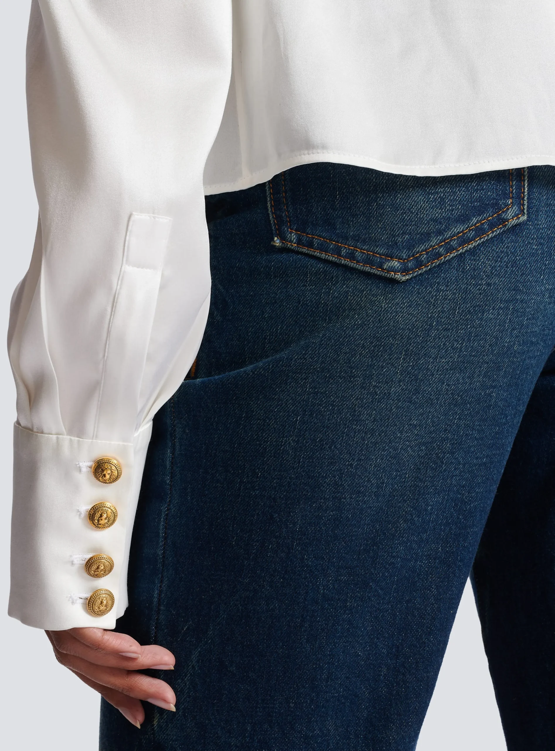 Women Balmain Top With A Large Bow