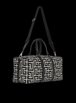 Balmain Travel Bag With Jacquard Maxi Monogram