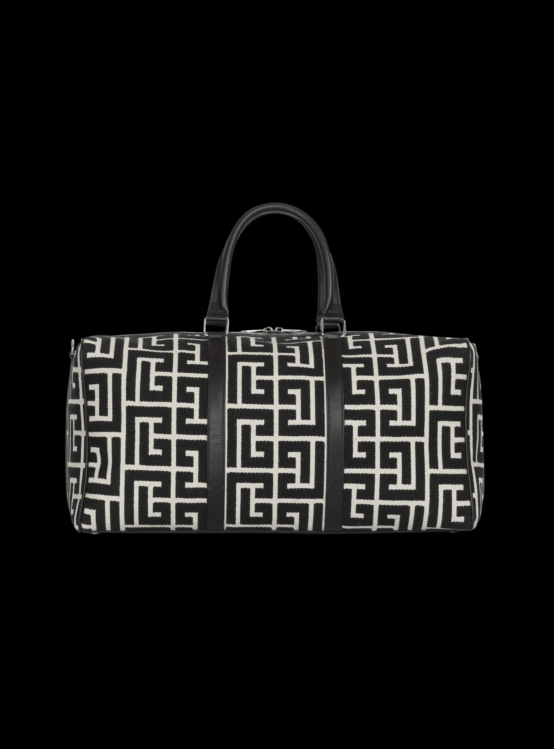 Balmain Travel Bag With Jacquard Maxi Monogram