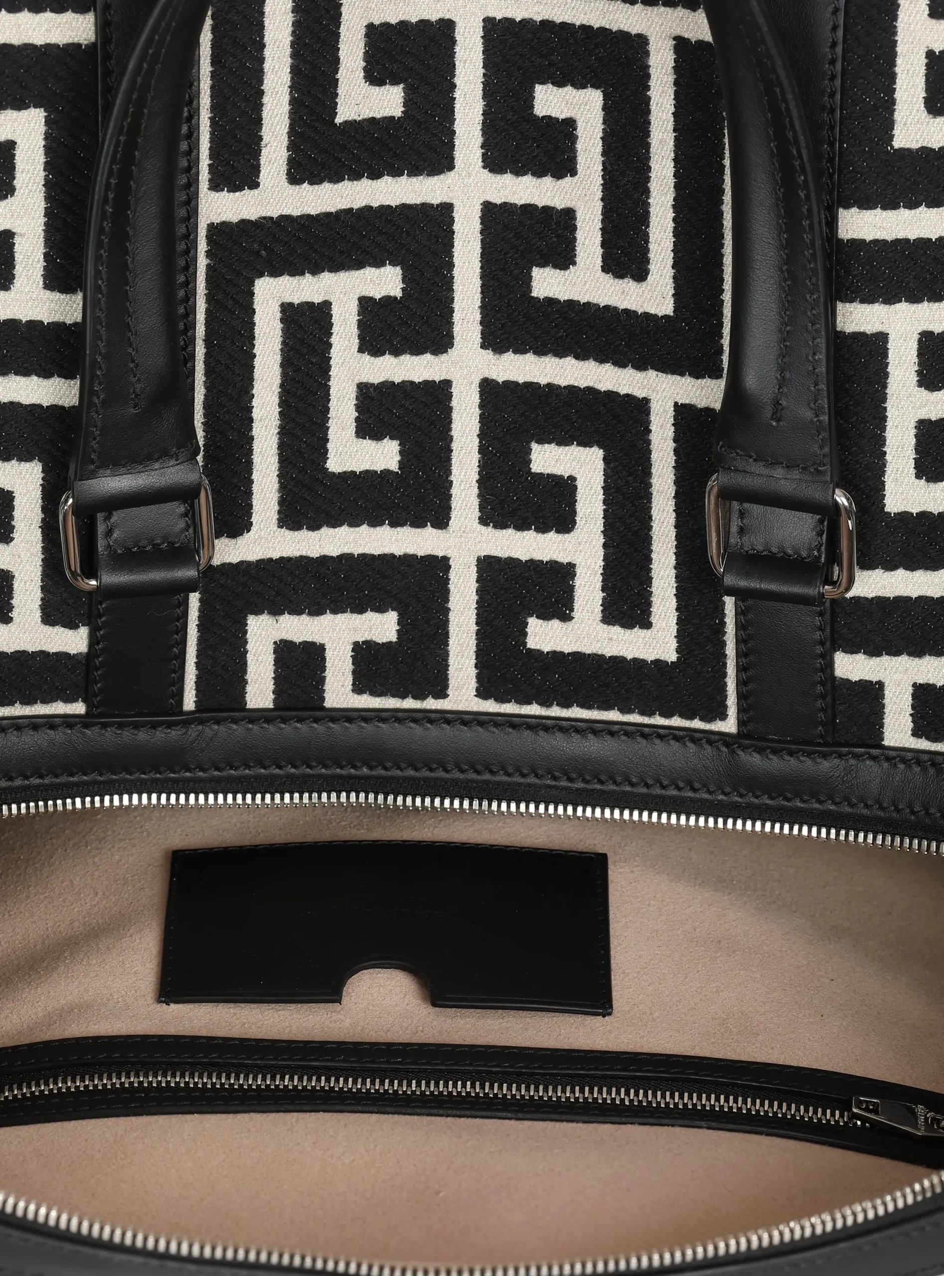 Balmain Travel Bag With Jacquard Maxi Monogram