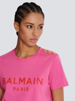 Women Balmain T-shirt With Paris Print