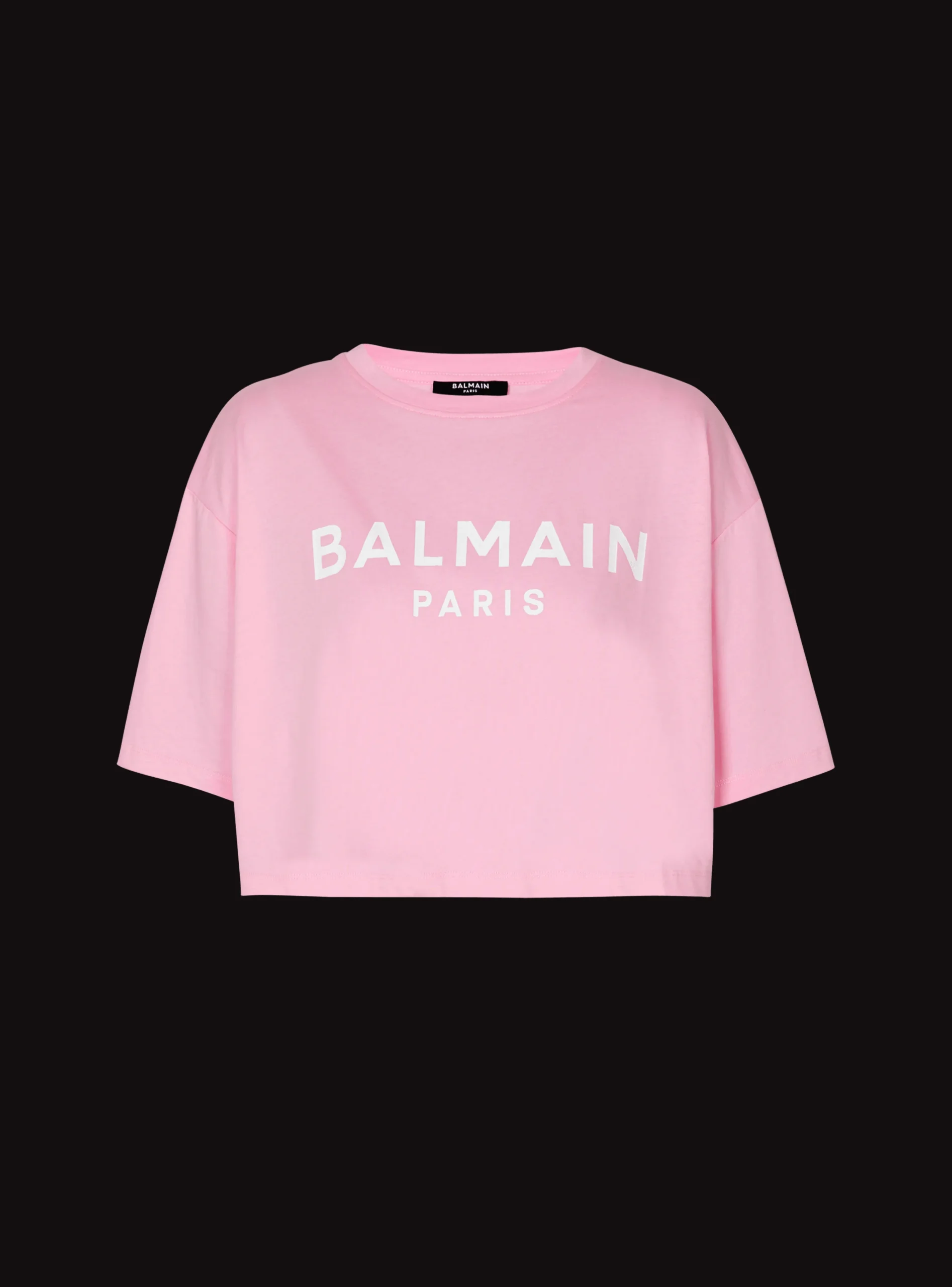 Women Balmain T-shirt With Paris Print