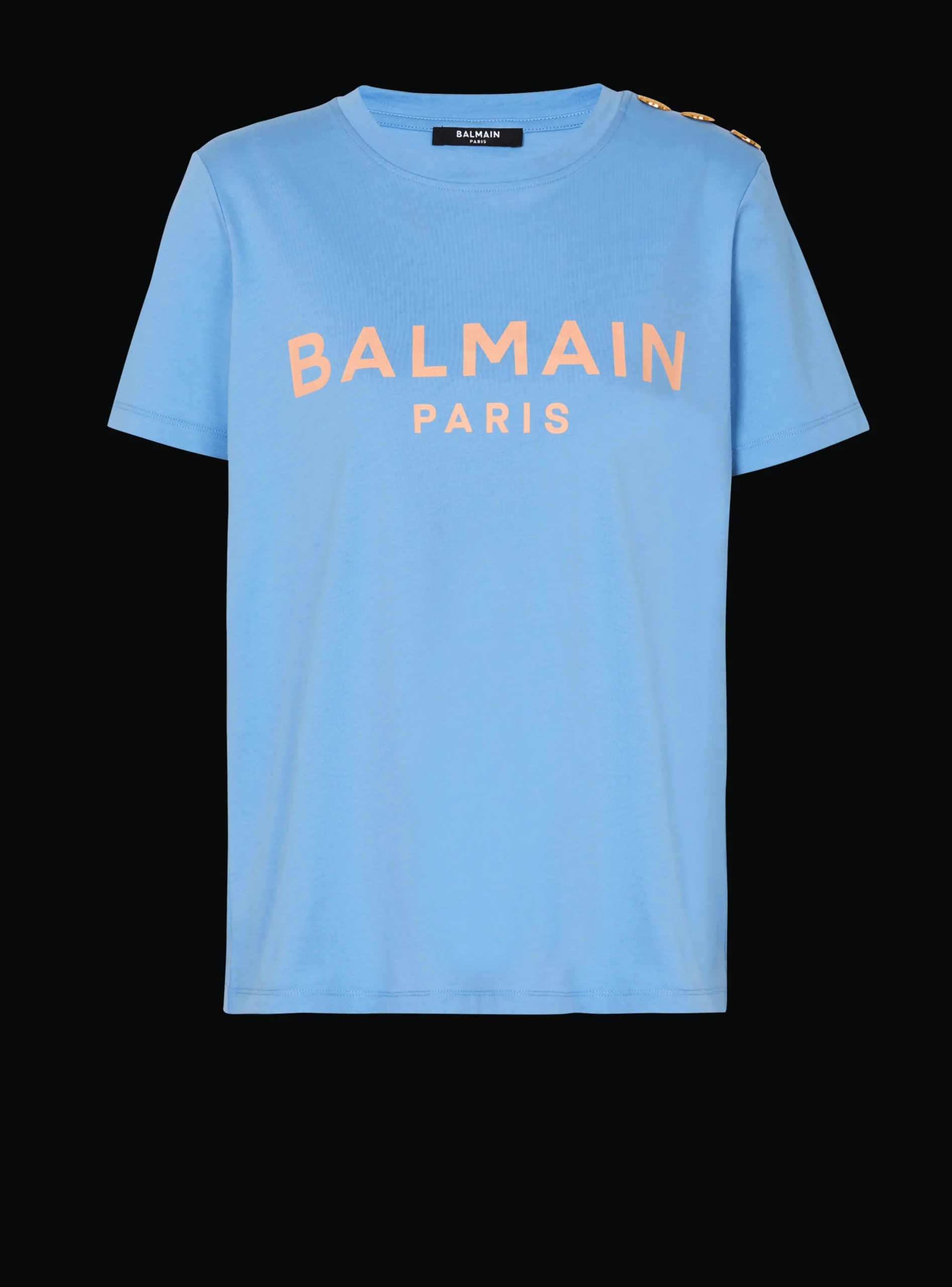 Women Balmain T-shirt With Paris Print