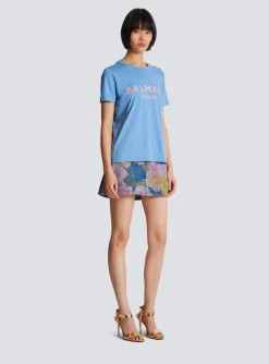Women Balmain T-shirt With Paris Print