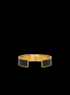 Women Balmain Tubular Signature Bracelet In Brass And Enamel