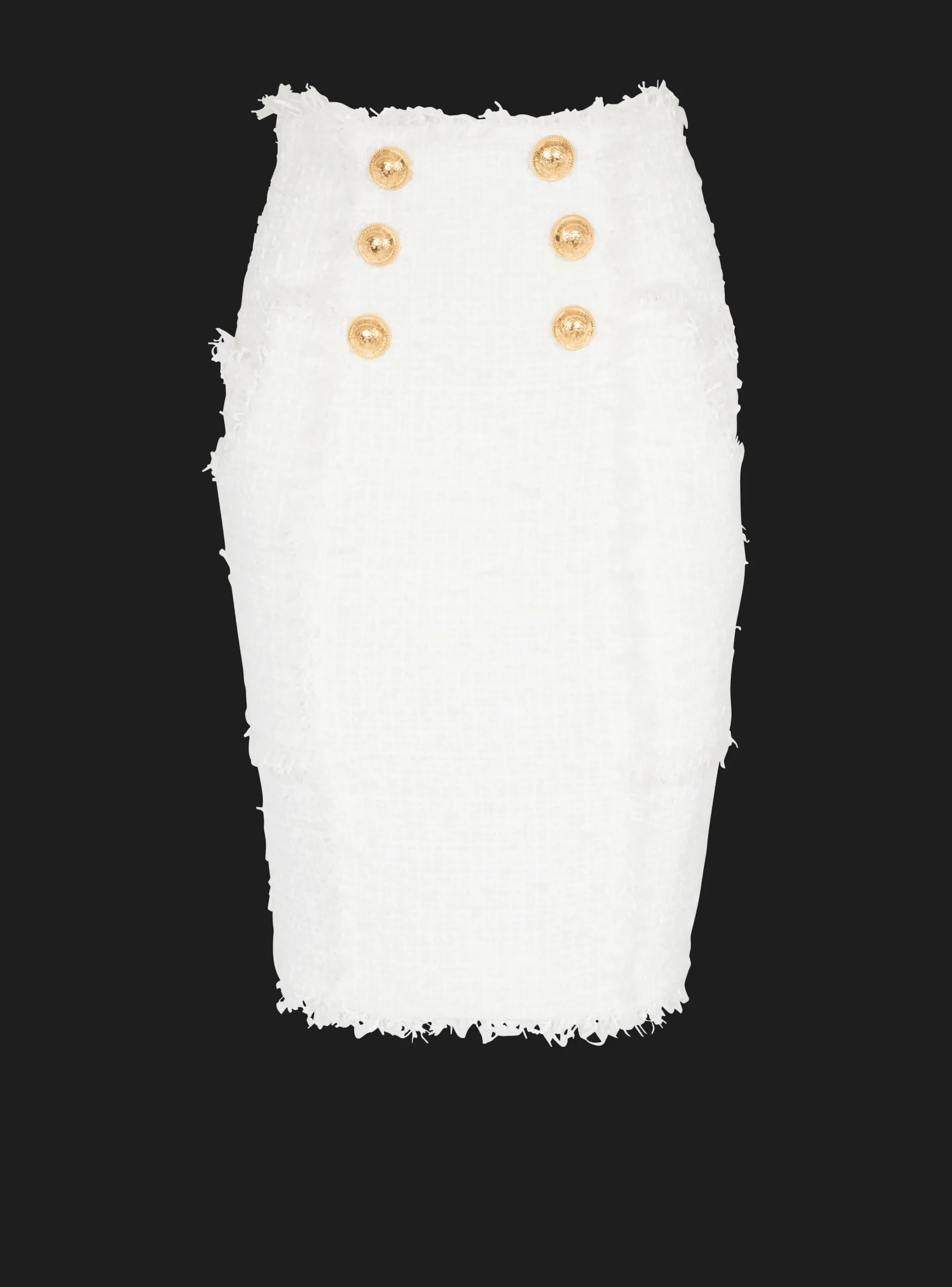 Women Balmain Tweed Pencil Skirt