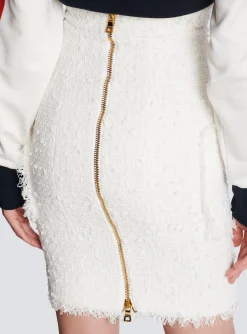 Women Balmain Tweed Pencil Skirt