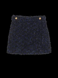 Kids Balmain Tweed Skirt