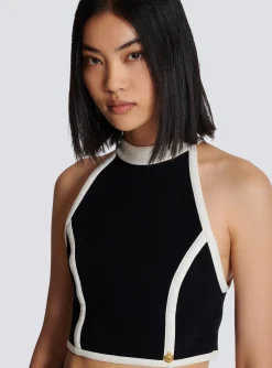 Women Balmain Two-tone Top